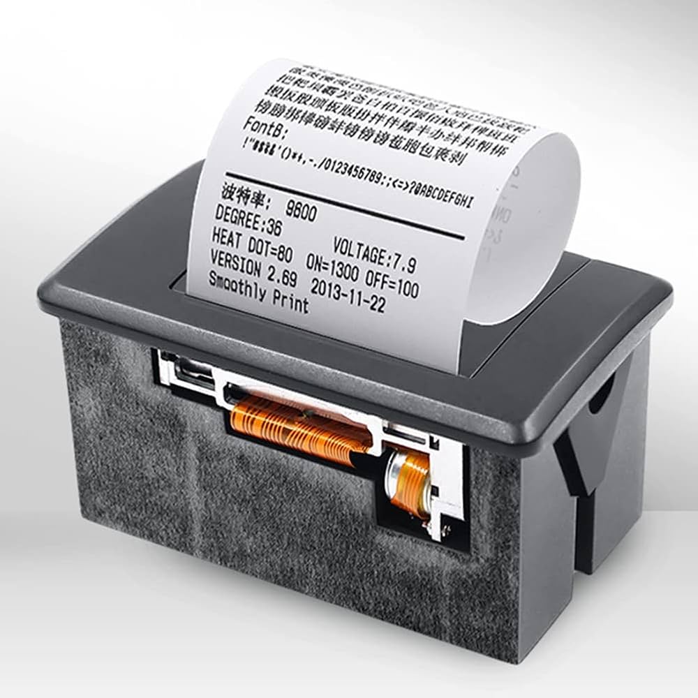 Amazon | Plouluyt 組み込みサーマルレシートプリンター58MM ミニ印刷